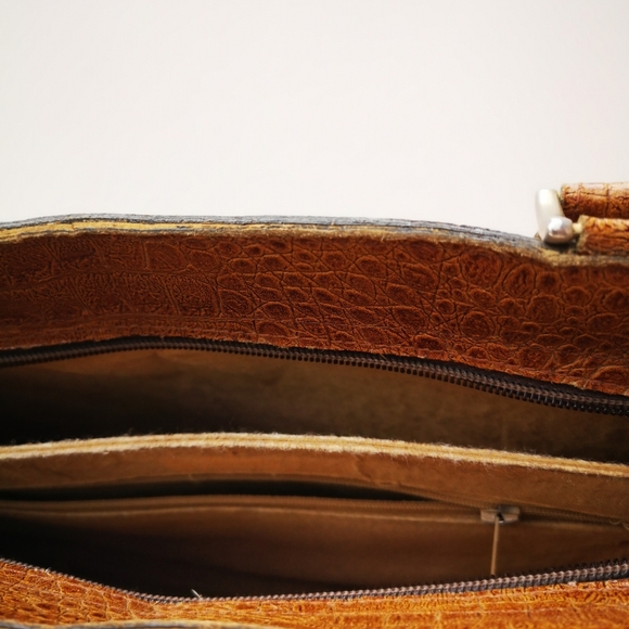 ANTIQUE CROCO HANDBAG - Picture 6 of 6